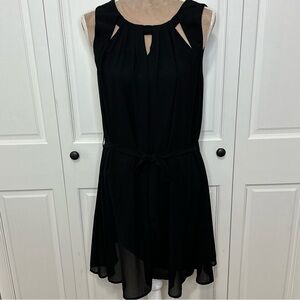 Ya Los Angeles Black Halter Cut Out Mini Dress